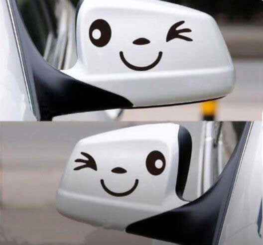 استیکر آینه بغل چشمکزن