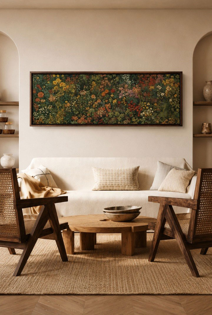 تابلو دیواری گلستان خیال | 180×60 سانتیمتر